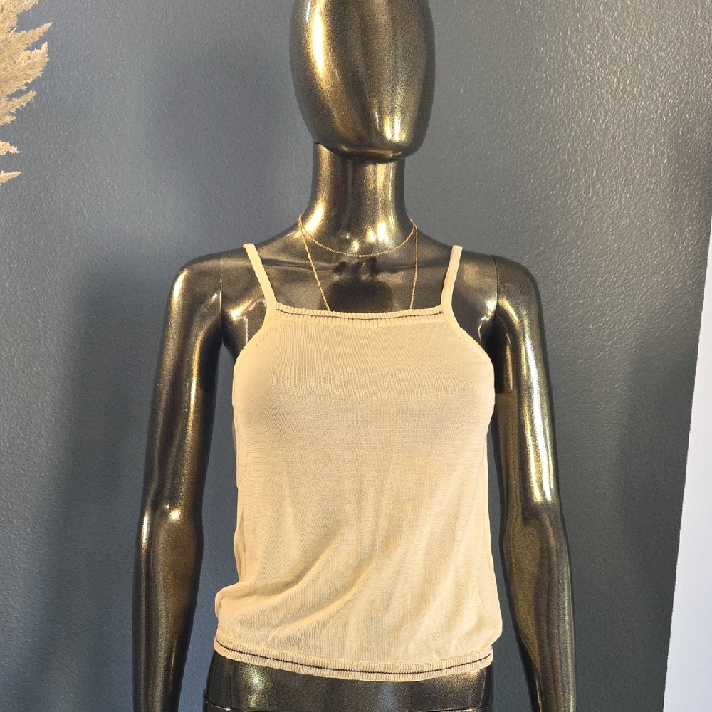 Elegant Cream Women's Top